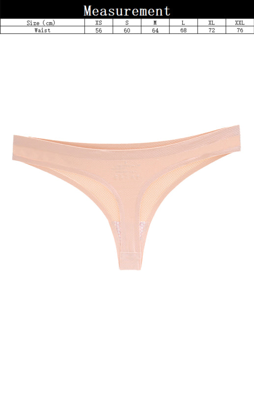 Women's Mesh Breathable Comfort Seamless Thongs