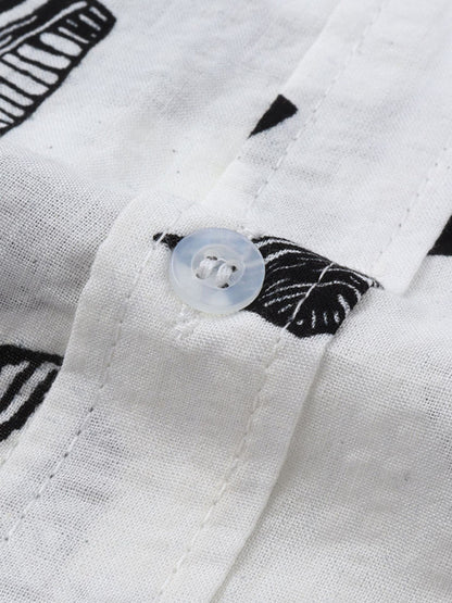 New Casual Beach Shirt Hawaiian Short Sleeve Floral Shirt
