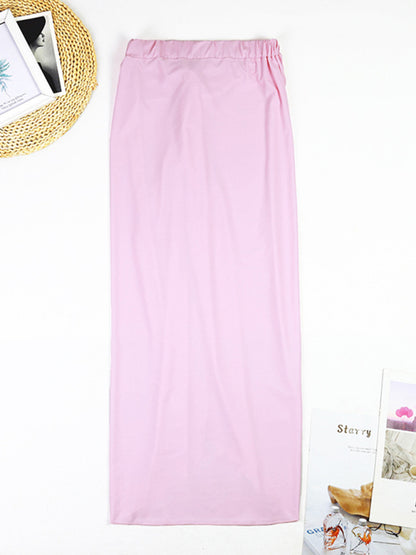 New swimsuit color matching sexy hollow seaside resort swimsuit/wrap skirt